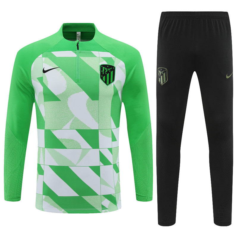 Buzo Completo Atlético de Madrid Verde Blanco