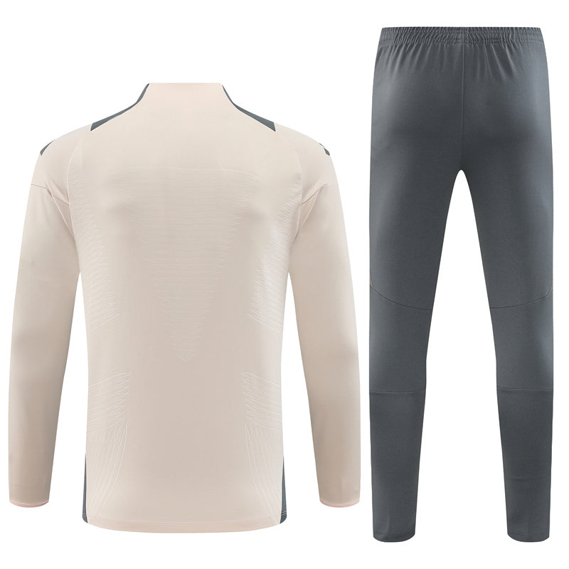 Buzo Completo Real Madrid Crema