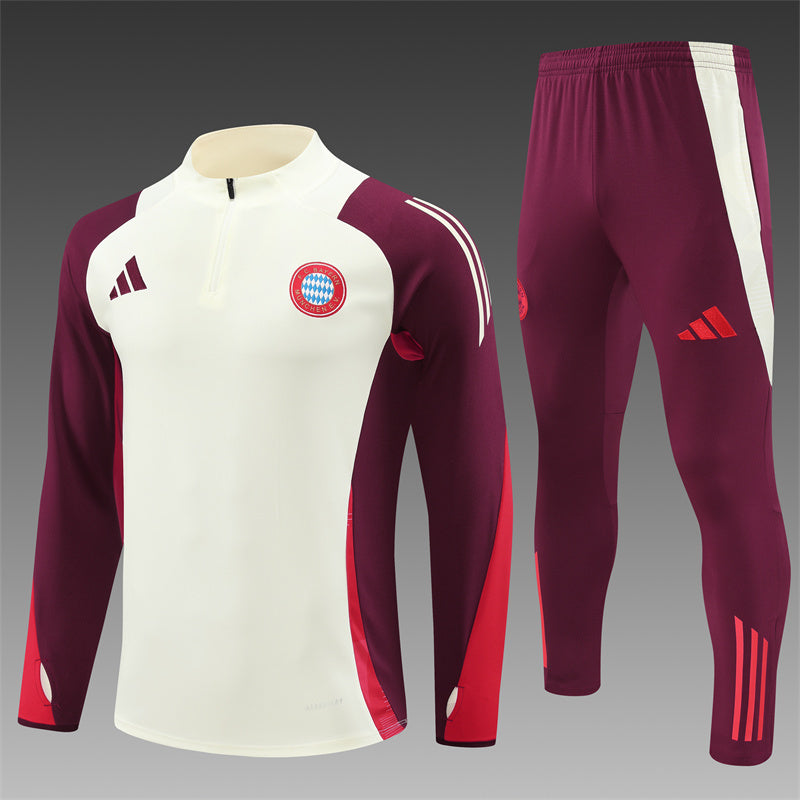 Buzo Completo Bayern Munich Blanco Burdeo