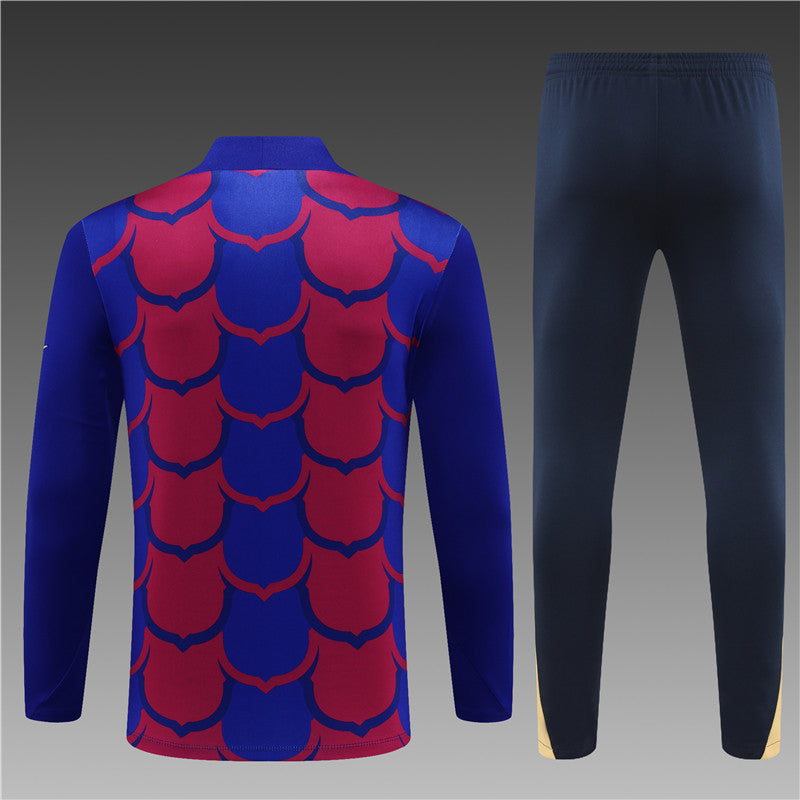 Buzo Completo FC Barcelona Azul Rojo