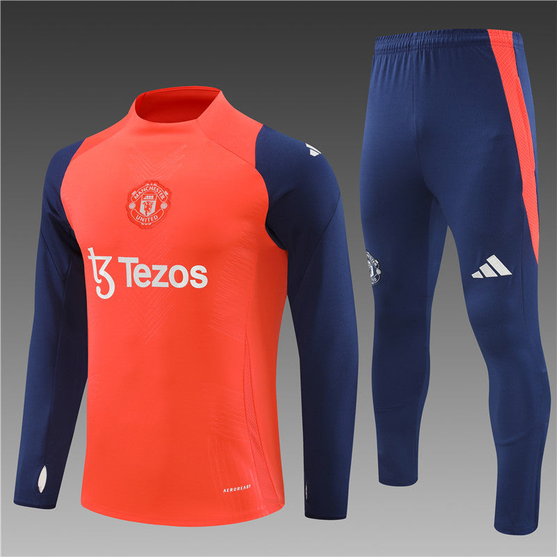 Buzo Completo Manchester United Rojo Azul
