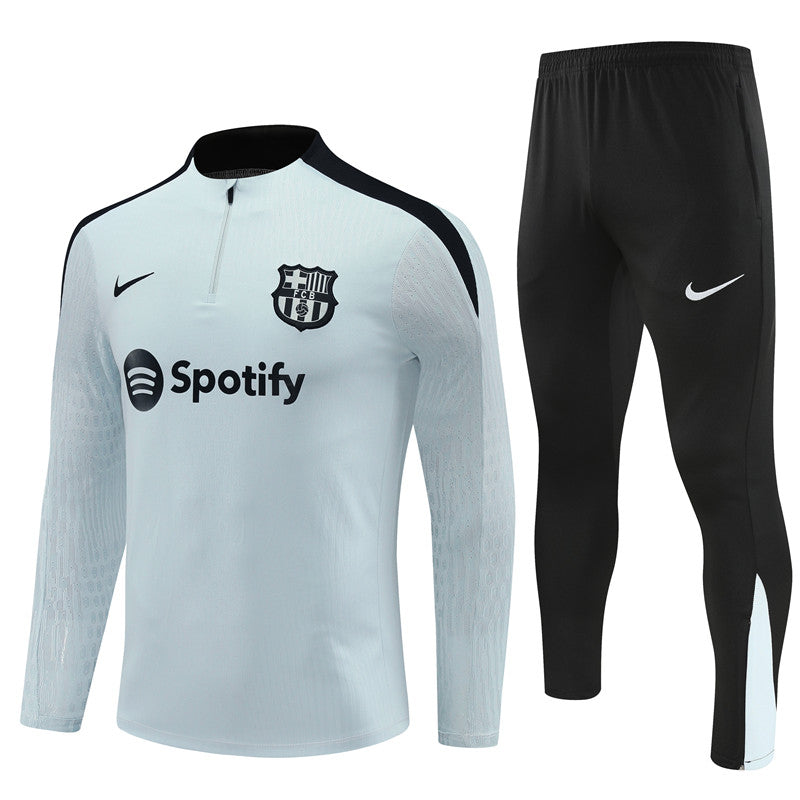 Buzo Completo FC Barcelona Blanco Negro