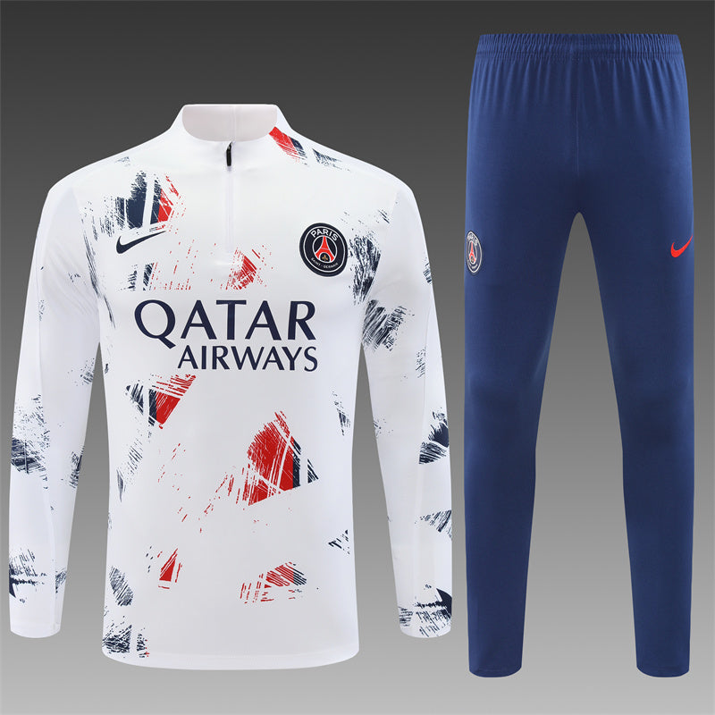 Buzo Completo PSG Diseño Blanco