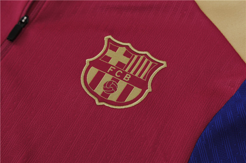 Buzo Completo FC Barcelona Rojo Azul