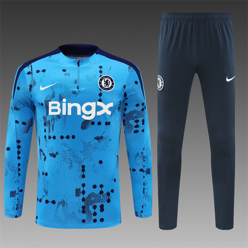 Buzo Completo Chelsea Celeste Azul