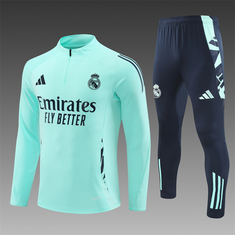 Buzo Completo Real Madrid Celeste con Cierre
