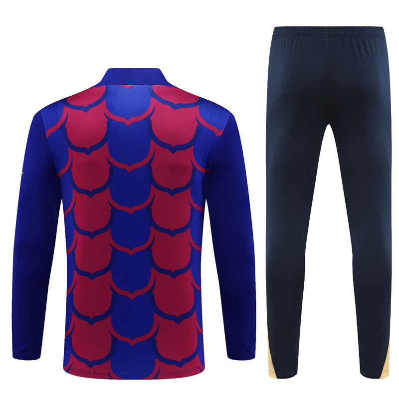 Buzo Completo FC Barcelona Azul Rojo
