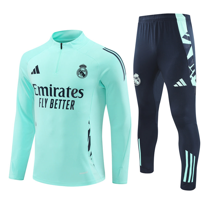 Buzo Completo Real Madrid Celeste con Cierre