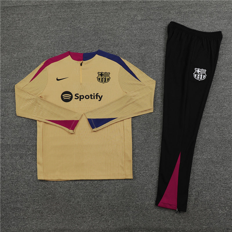 Buzo Completo FC Barcelona Crema