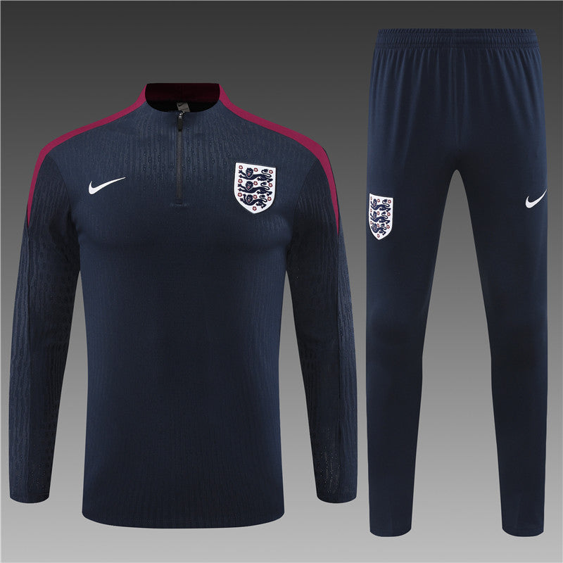 Buzo Completo Inglaterra Negro Burdeo