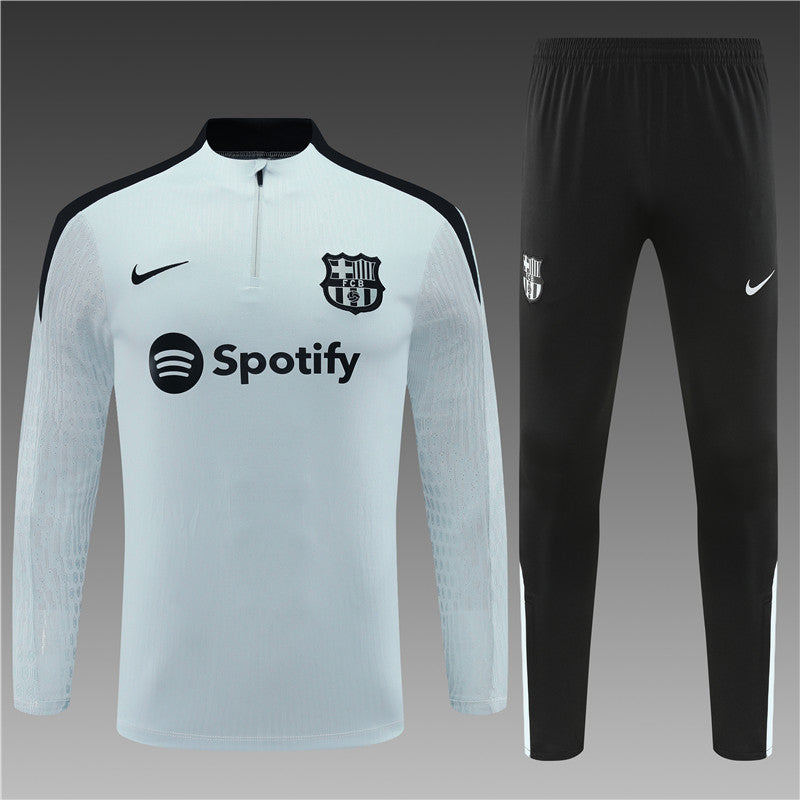 Buzo Completo FC Barcelona Blanco Negro