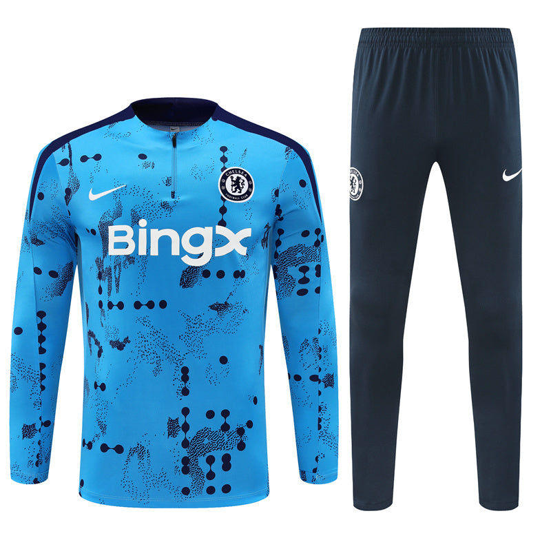 Buzo Completo Chelsea Celeste Azul