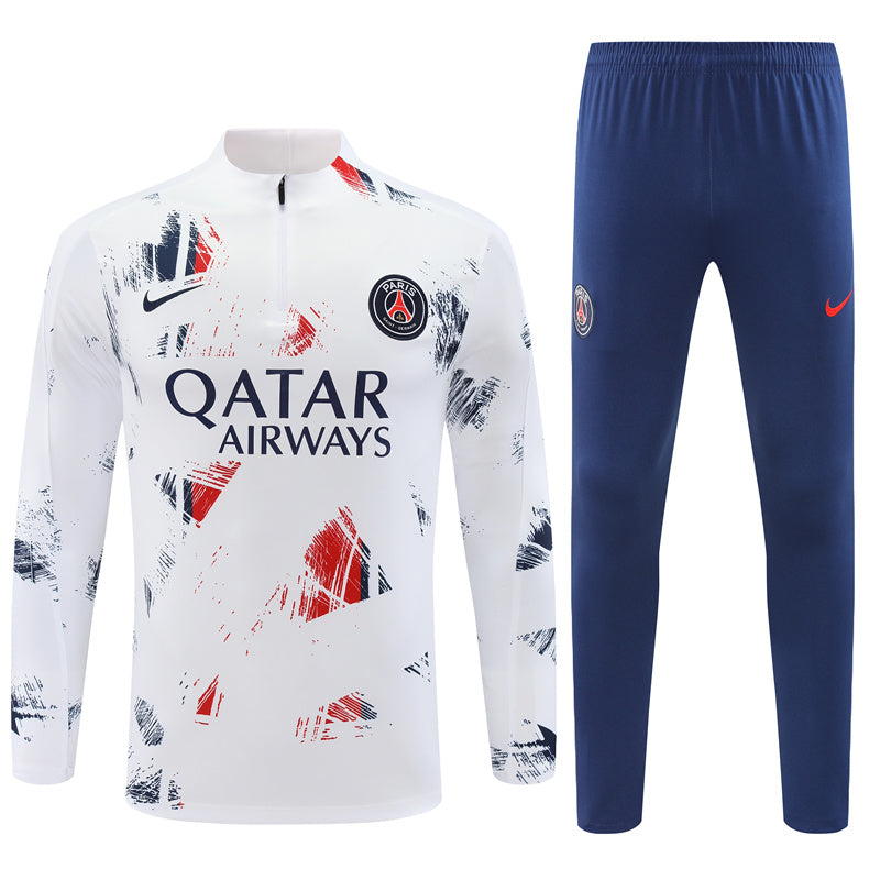Buzo Completo PSG Diseño Blanco