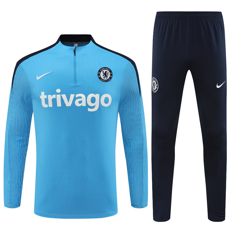 Buzo Completo Chelsea Celeste