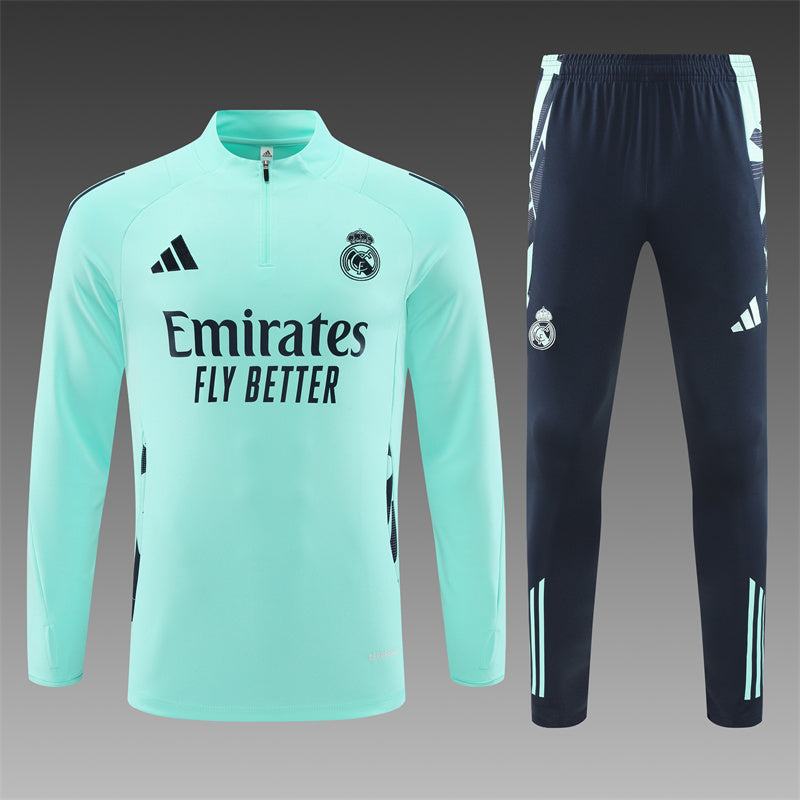 Buzo Completo Real Madrid Celeste con Cierre