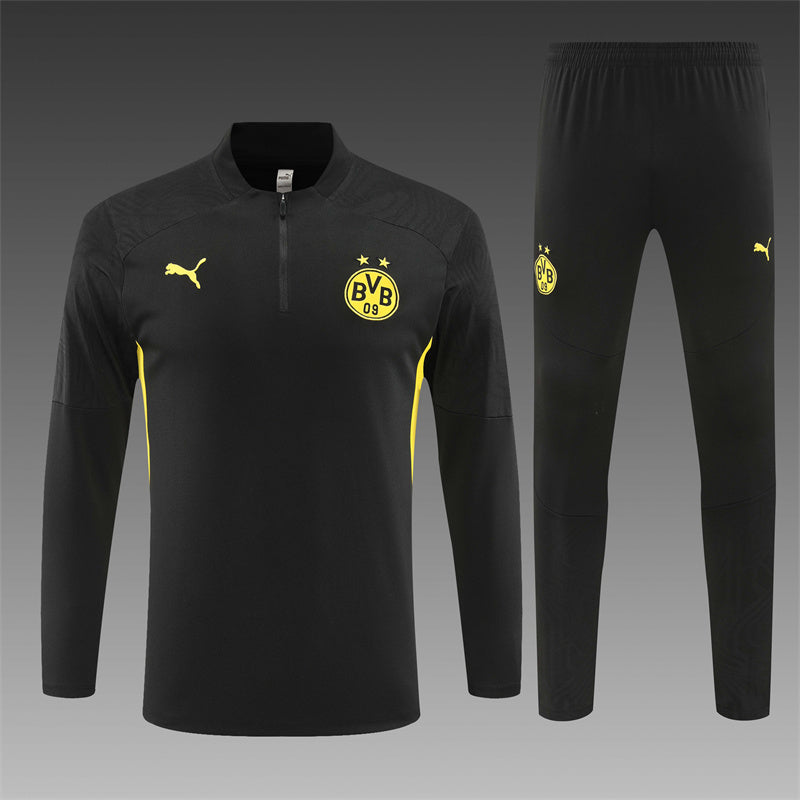 Buzo Completo Borussia Dortmund Negro Amarillo