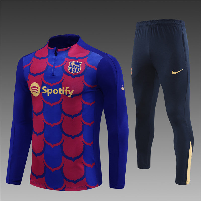 Buzo Completo FC Barcelona Azul Rojo