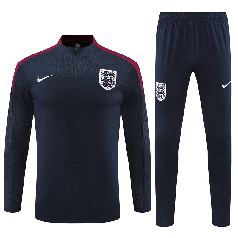 Buzo Completo Inglaterra Negro Burdeo
