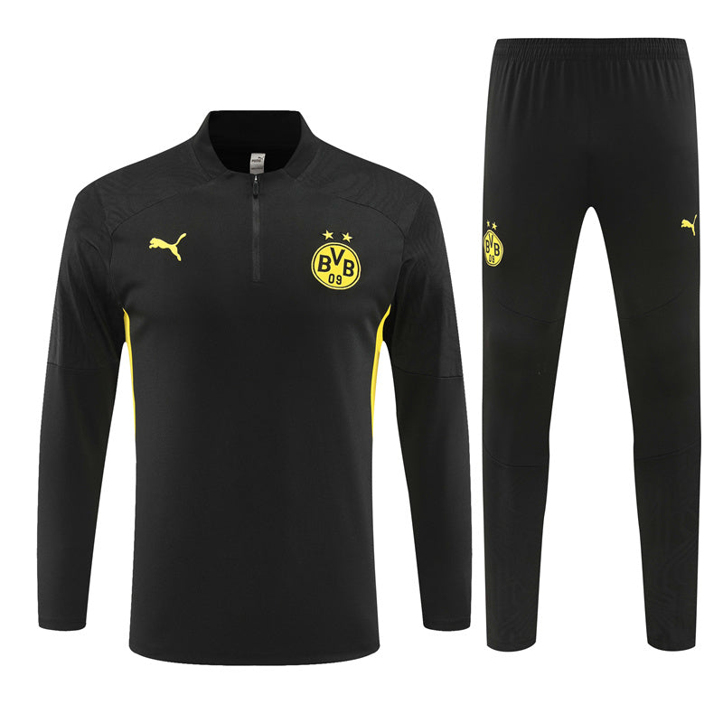 Buzo Completo Borussia Dortmund Negro Amarillo