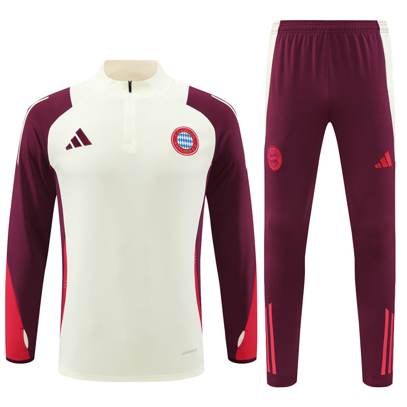 Buzo Completo Bayern Munich Blanco Burdeo