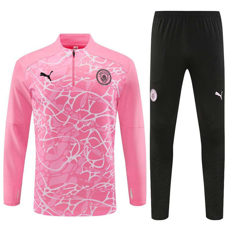Buzo Completo Manchester City Rosado