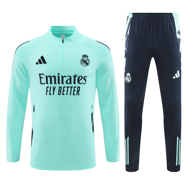 Buzo Completo Real Madrid Celeste con Cierre