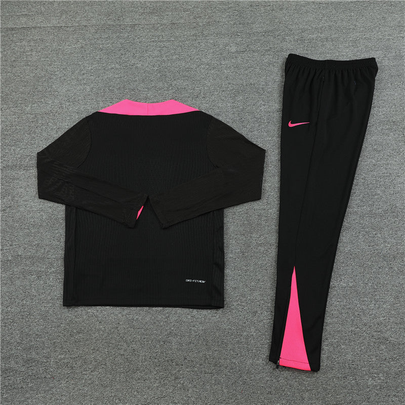 Buzo Completo Chelsea Negro Rosado