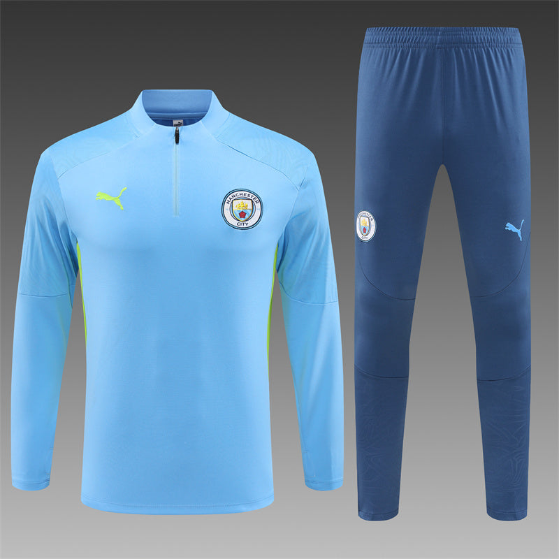 Buzo Completo Manchester City Celeste Verde