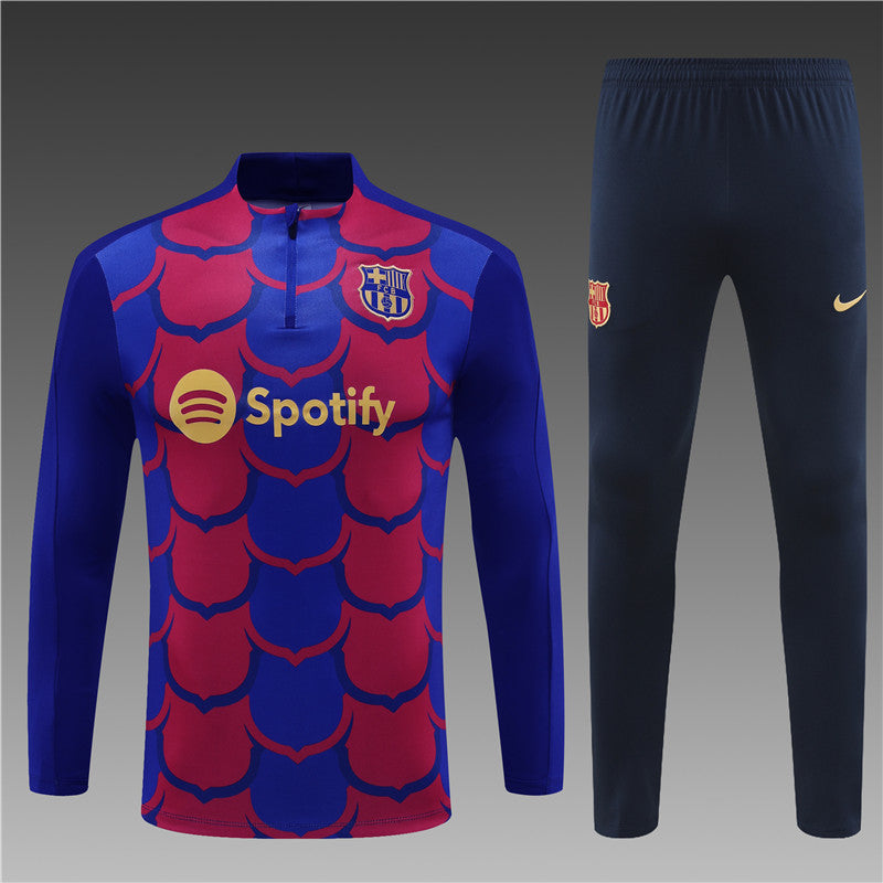 Buzo Completo FC Barcelona Azul Rojo