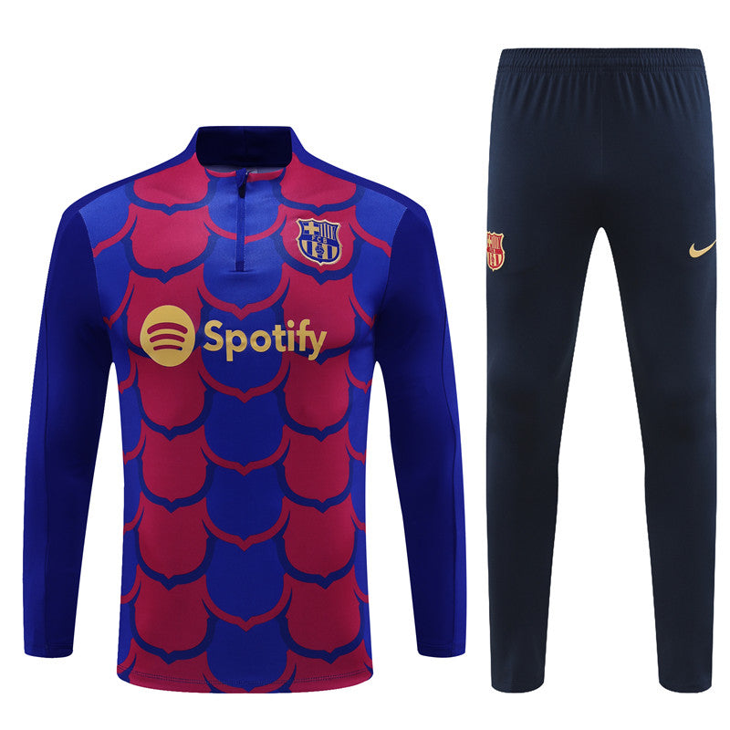 Buzo Completo FC Barcelona Azul Rojo