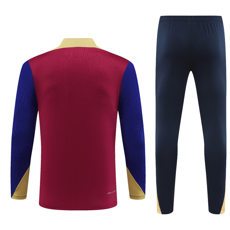 Buzo Completo FC Barcelona Rojo Azul