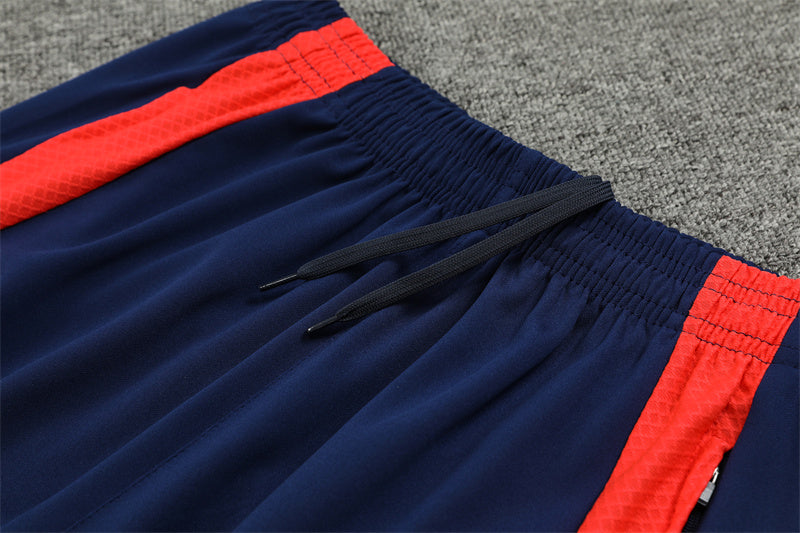 Buzo Completo Manchester United Azul Rojo