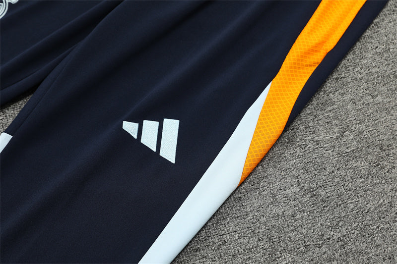 Buzo Completo Real Madrid Azul Diseño Blanco