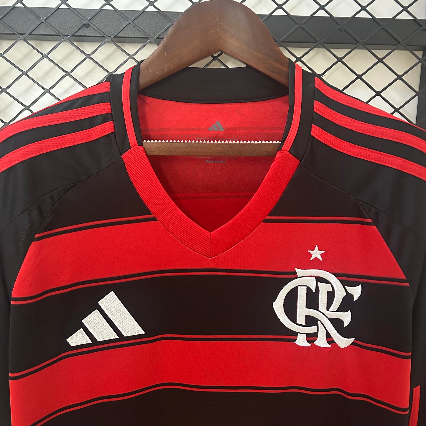 Flamengo Local Manga Larga 2025/26 Versión Fan