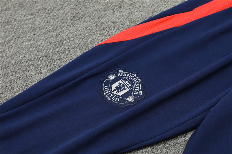 Buzo Completo Manchester United Rojo Azul