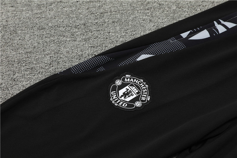 Buzo Completo Manchester United Verde Negro
