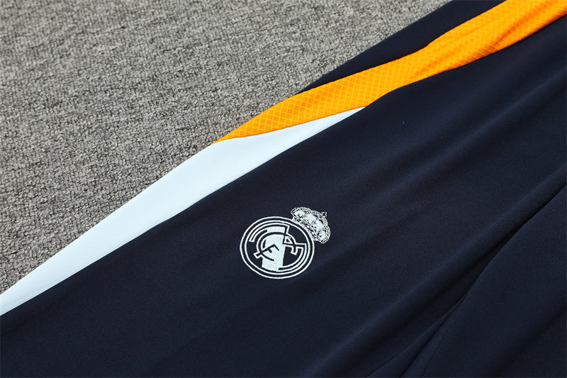 Buzo Completo Real Madrid Azul Diseño Blanco