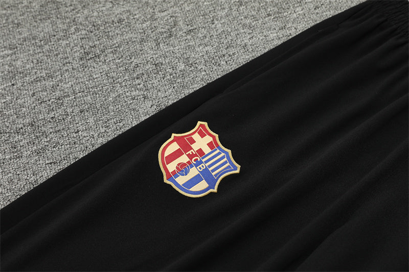 Buzo Completo FC Barcelona Negro Dorado