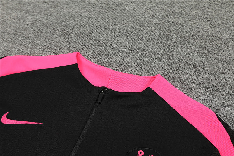 Buzo Completo Chelsea Negro Rosado