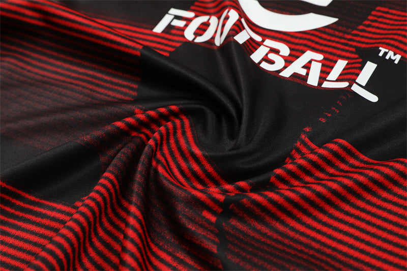 Buzo Completo AC Milán Diseño Rojo