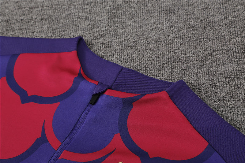 Buzo Completo FC Barcelona Azul Rojo