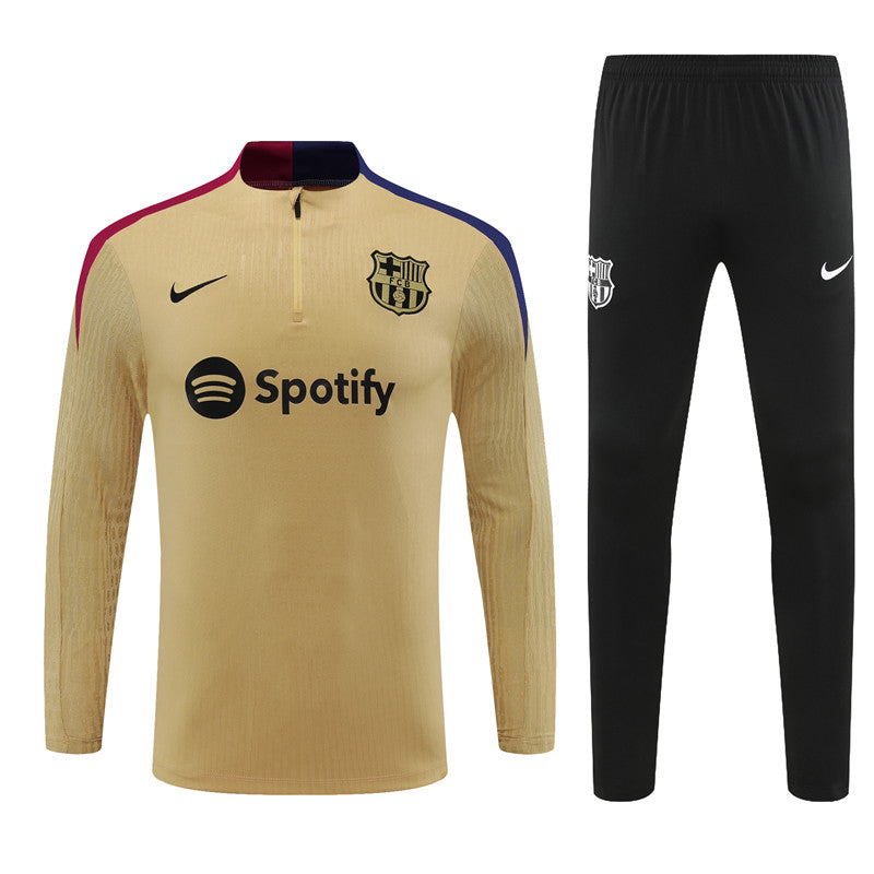 Buzo Completo FC Barcelona Crema