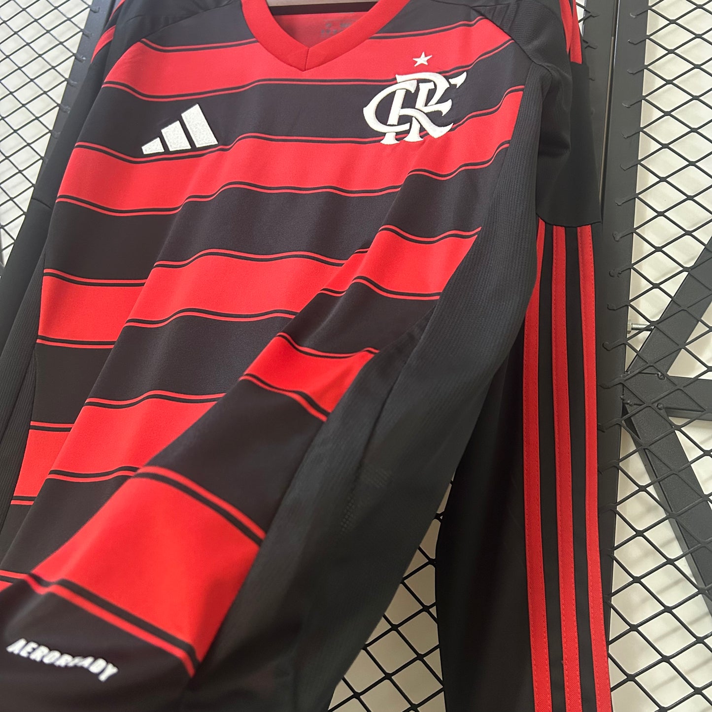 Flamengo Local Manga Larga 2025/26 Versión Fan