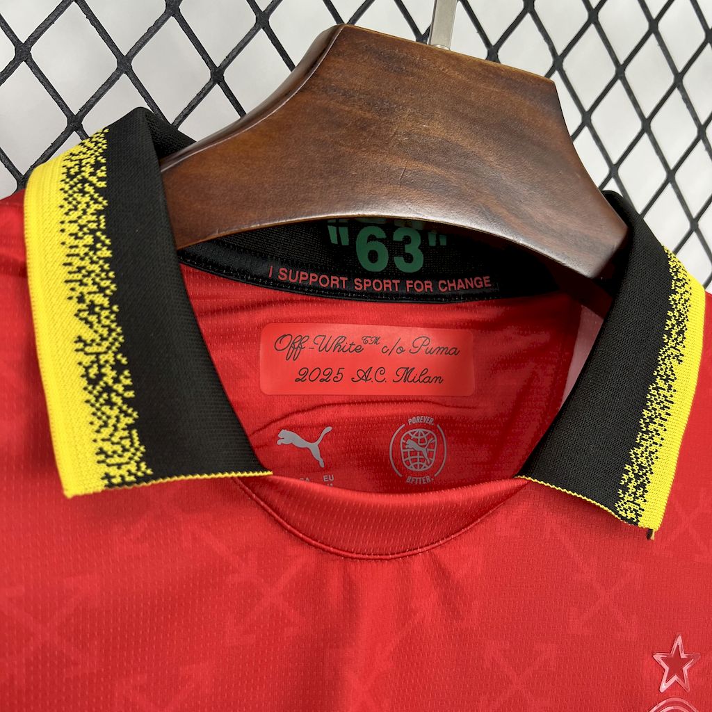 AC Milan Edición Especial Roja 2025/26 Versión Fan