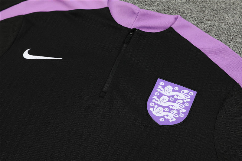 Buzo Completo Inglaterra Negro Morado