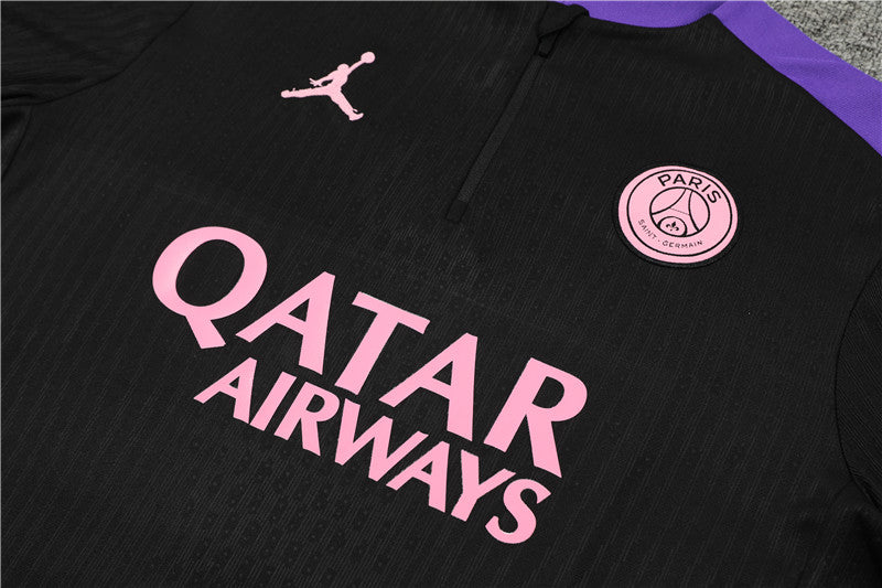 Buzo Completo PSG Negro Morado