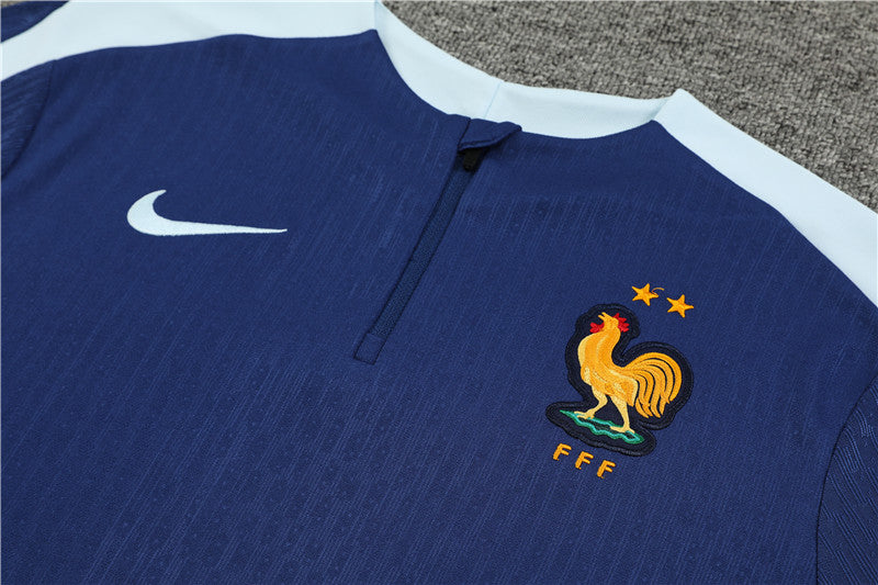 Buzo Completo Francia Azul Blanco