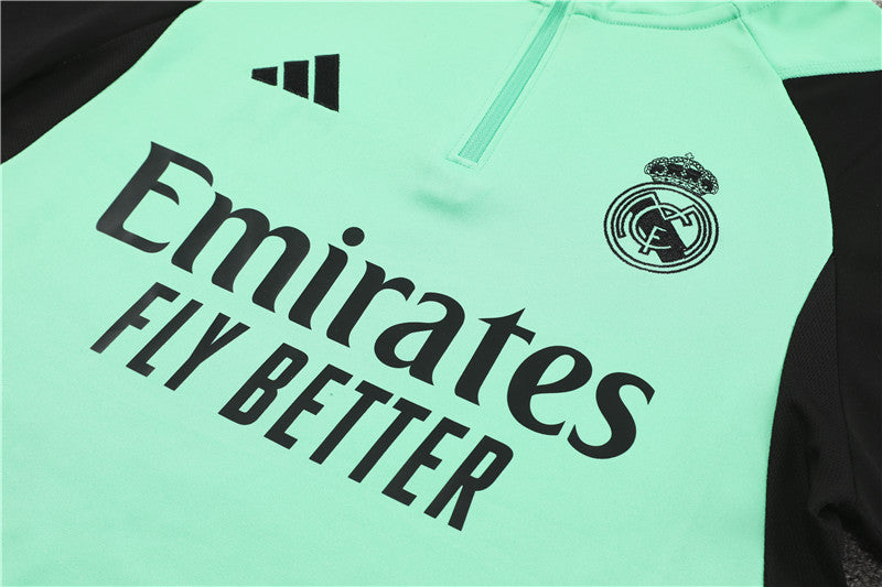 Buzo Completo Real Madrid Gris Cyan
