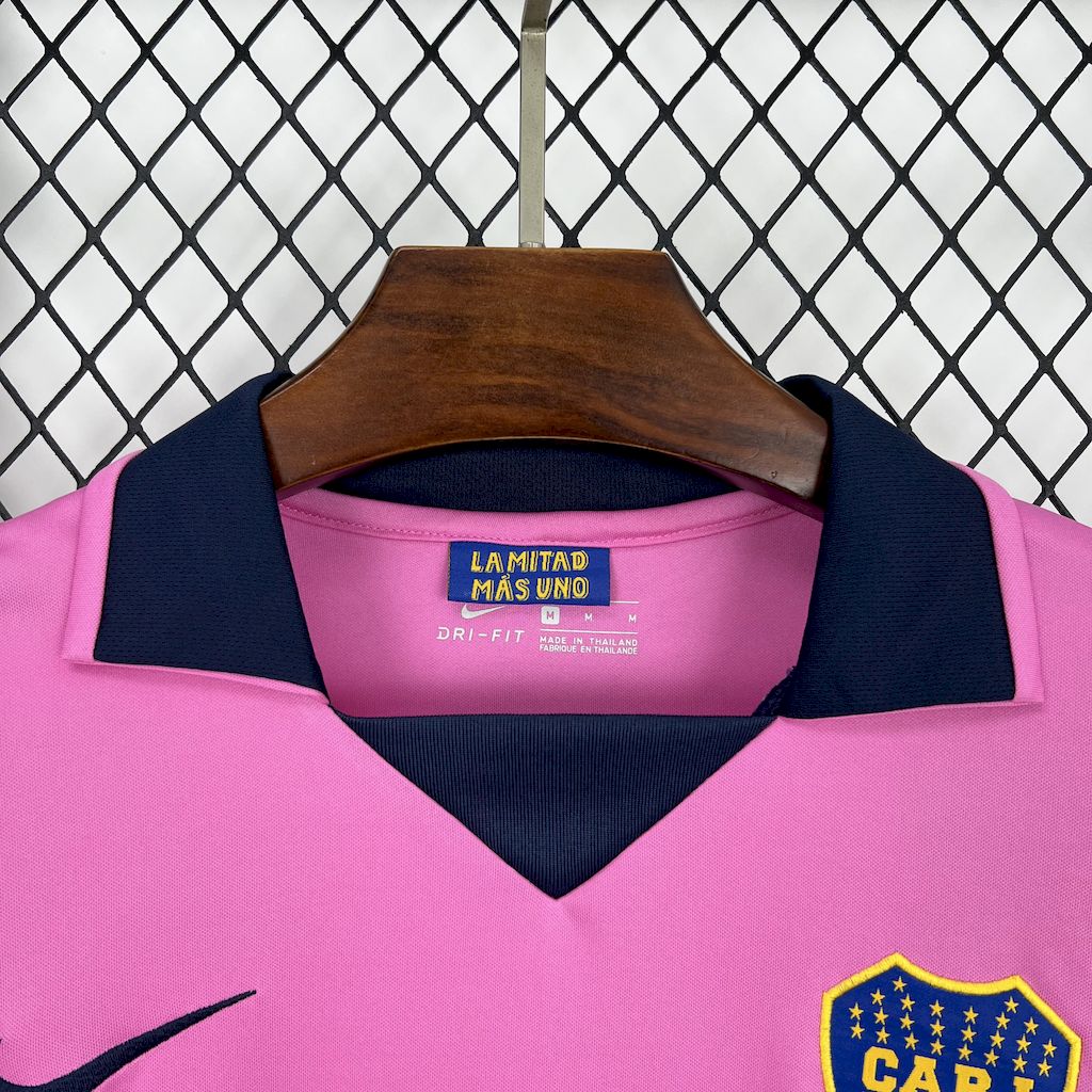 Boca Juniors Visita Manga Larga Retro 2013/14 Versión Fan