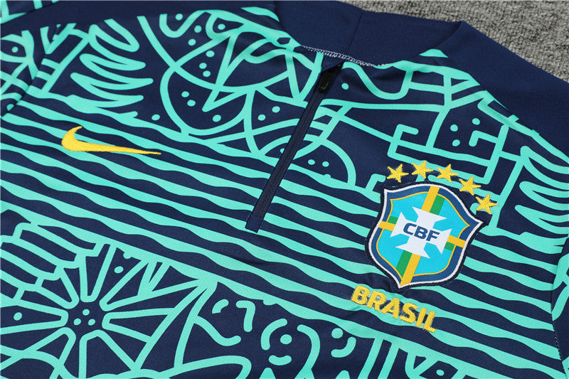 Buzo Completo Brasil Celeste Diseño